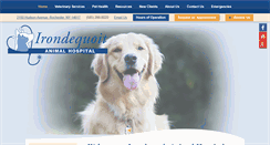 Desktop Screenshot of irondequoitanimalhospital.com